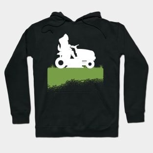 Bigfoot Mowing the Lawn Hoodie